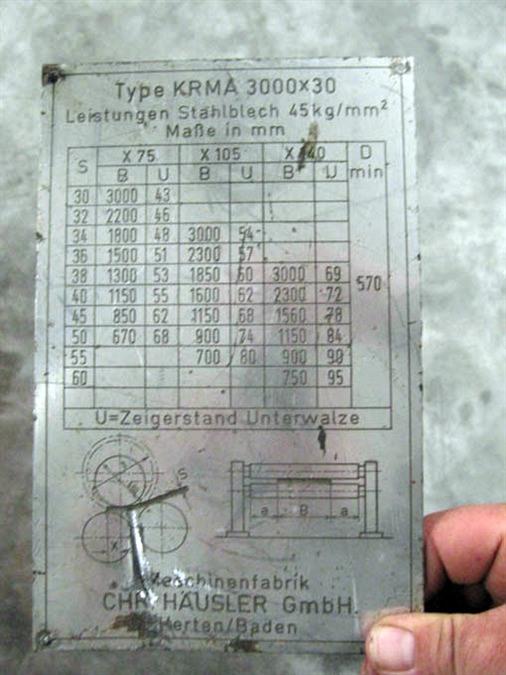 Haeusler, KRMA 3000/30-50