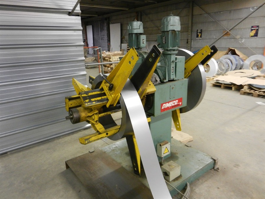 Dimeco decoil./ straight/ feeder, LVD punchpress