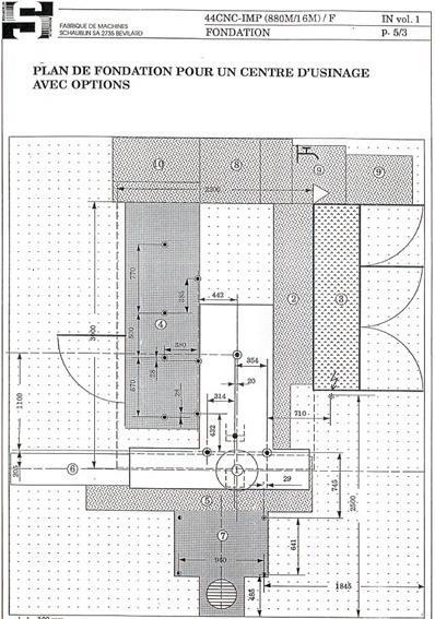 Schaublin, 44 CNC X:520 - Y:520 - Z:420mm