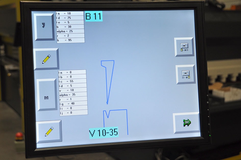 Safan E-brake SMK, 40 т x 2050 мм CNC