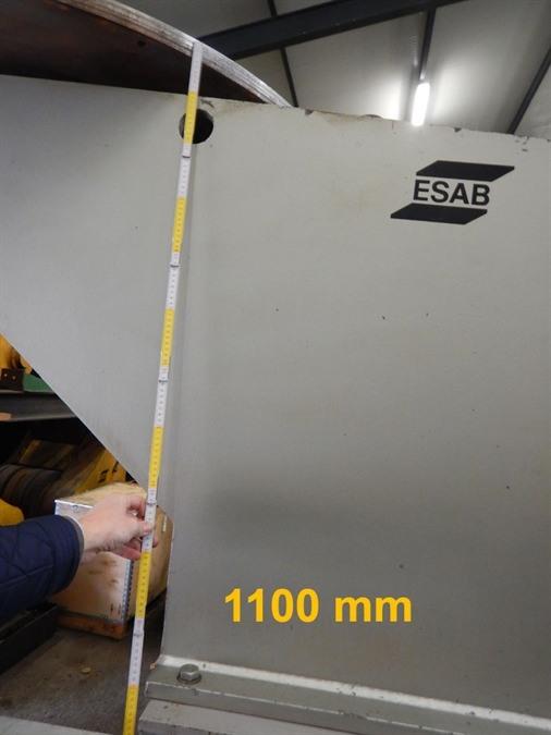 Esab welding positioner, 7 ton