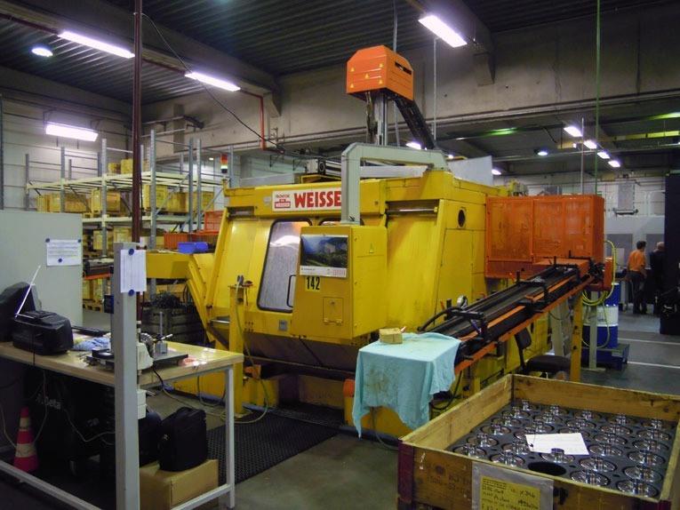 Weisser FR 23Q-2, Double spindle CNC Ø 355 x 430 mm