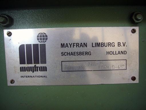 Mayfran chipconveyor, 6000 x 400