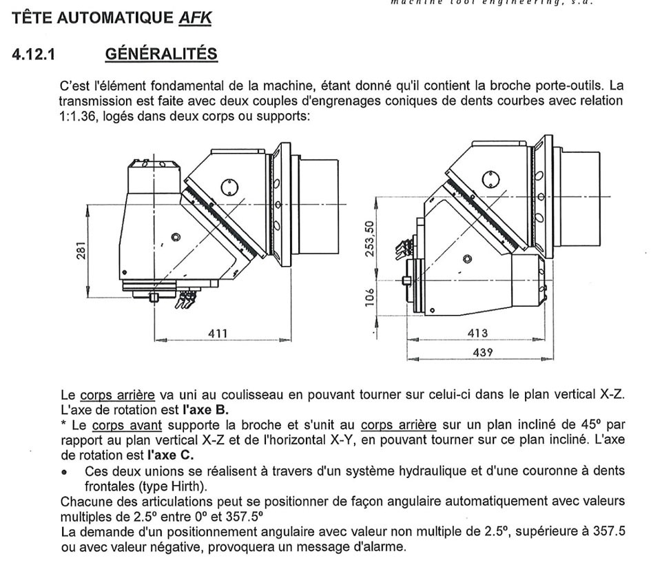 MTE FBF-S 6000, X: 6000 - Y: 1200 - Z: 1500 mm