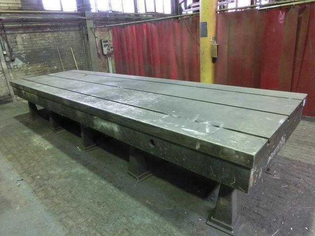 T-slot Table, 5000 x 1500 mm