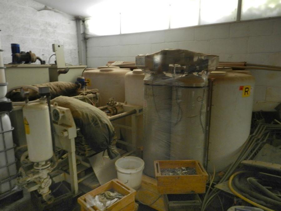 Unused water purification, for chroming installation