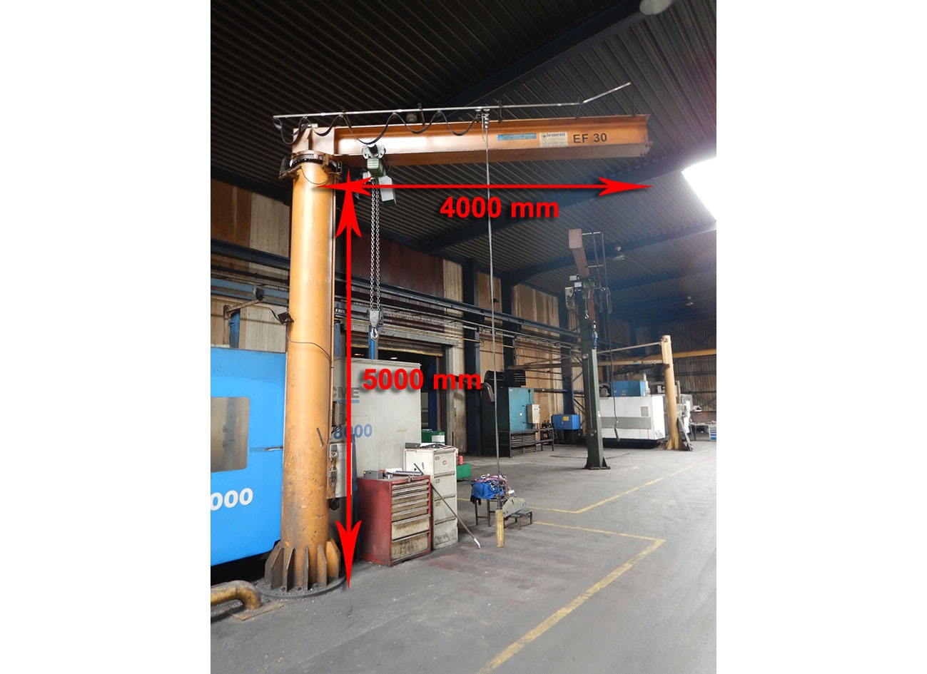 Jib crane, 2 ton