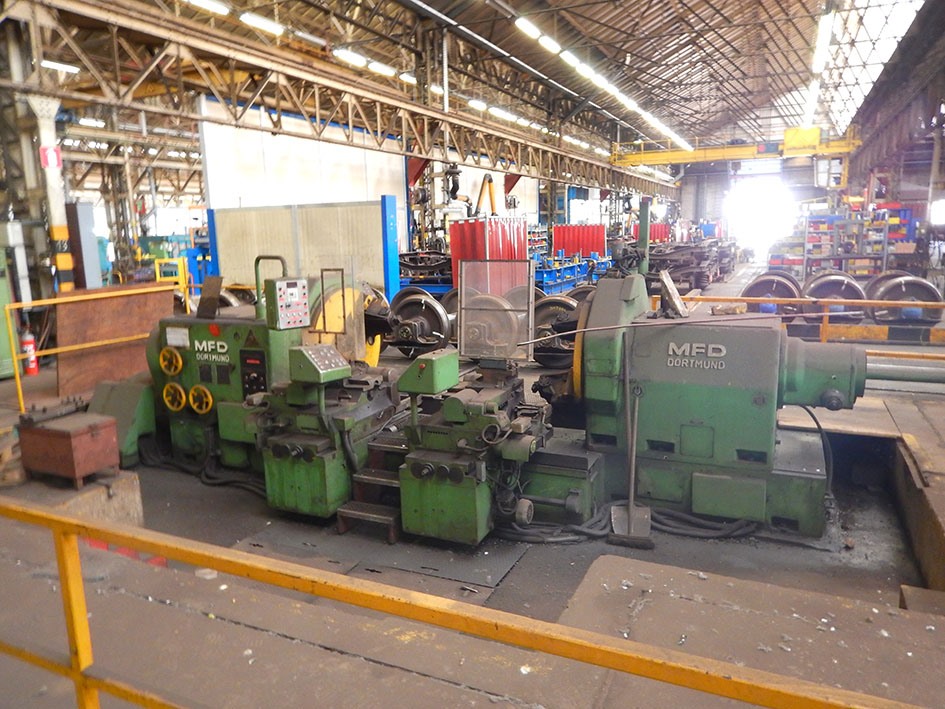 MFD, DRH II 110K train wheel lathe