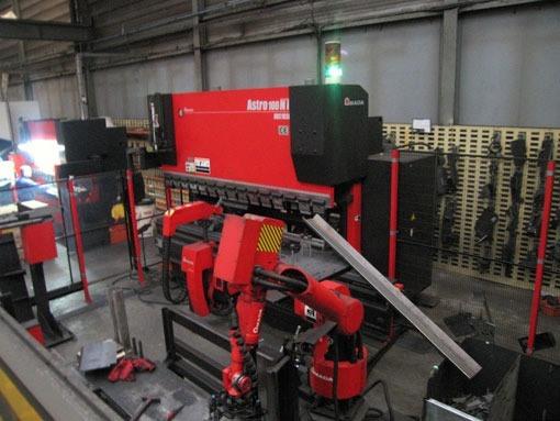 Amada, Astro 100T x 3220 CNC Robot bending Cell