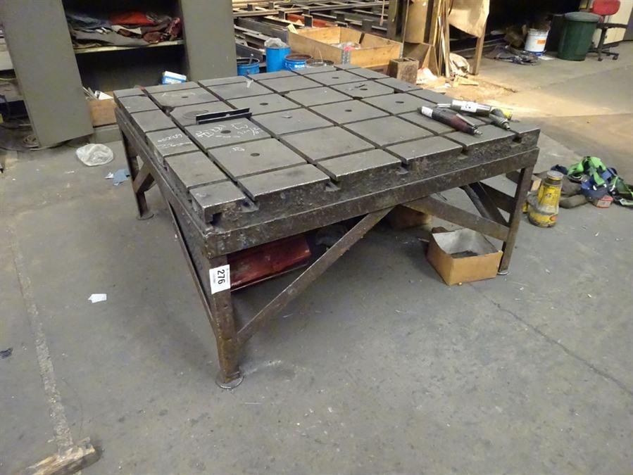 Welding table, 1500 x 1500 x 750 mm
