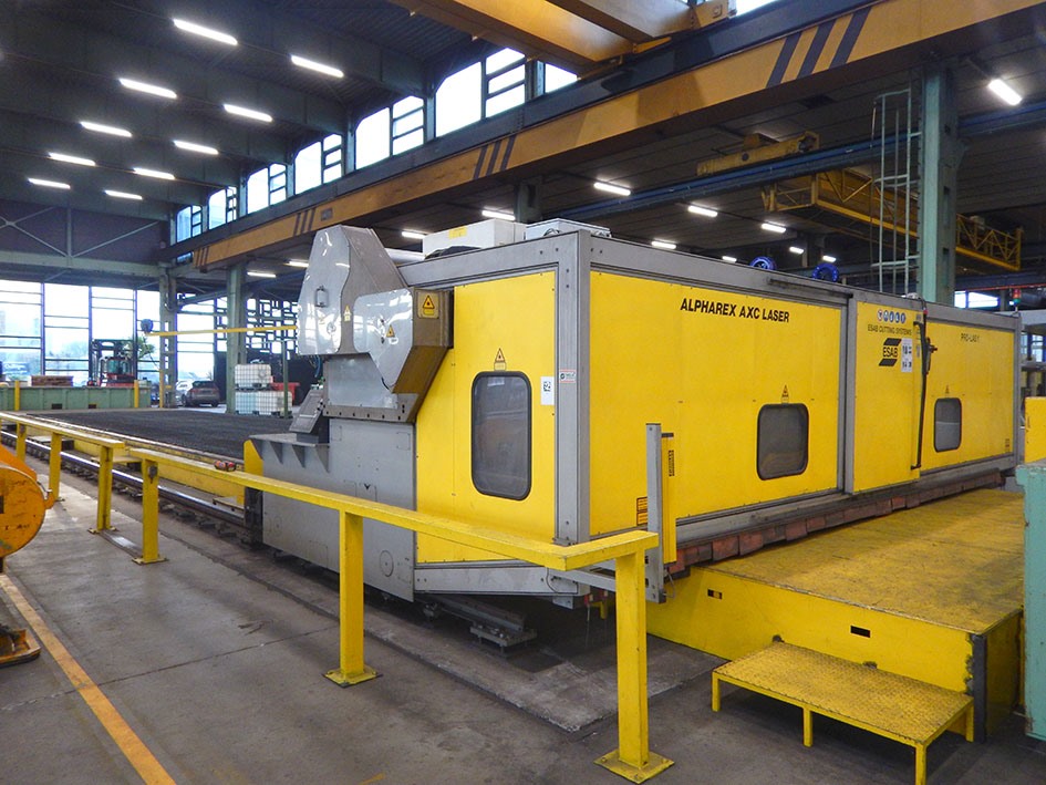 Esab Trumpf, Heavy Duty bevelcut laser 24 x 6 meter