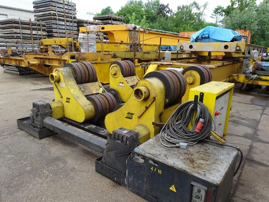 Esab Pema turning gear, 120 ton