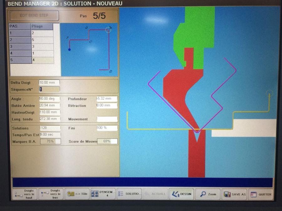 LVD PPNMZ, 165 ton x 4100 mm CNC