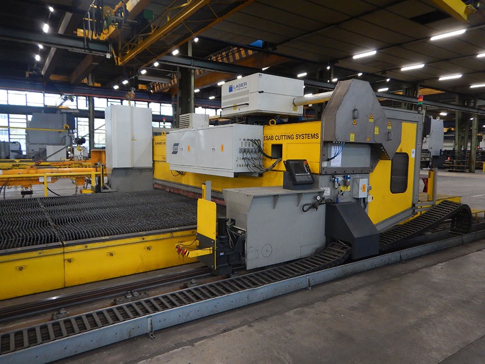 Esab Trumpf, Heavy Duty bevelcut laser 24 x 6 meter