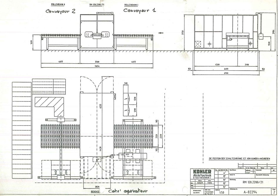 Arku/Kohler part straightener, 2000 x 40 мм CNC