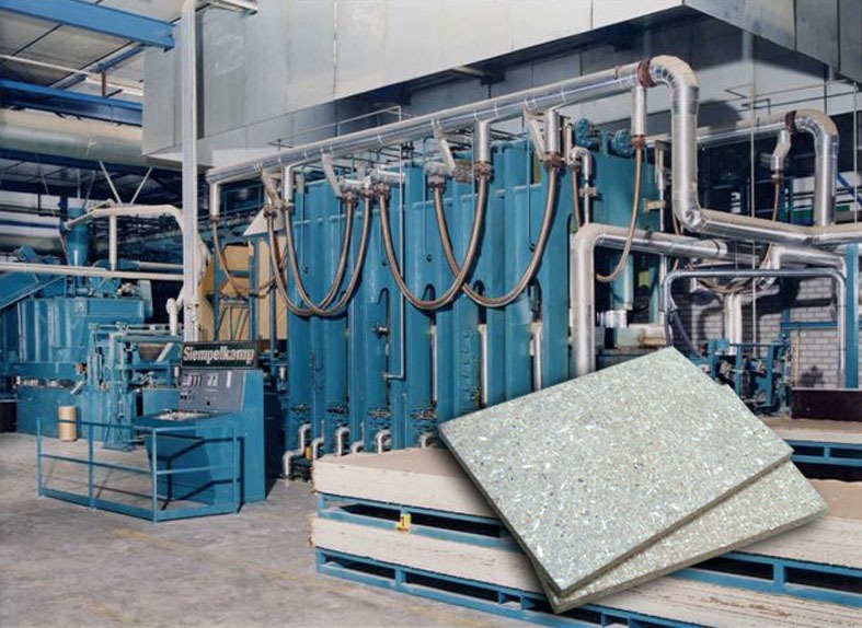 Siempelkamp panel press, for fibre boards & sandwich panels