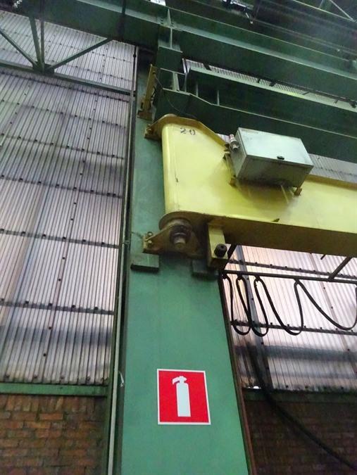 Demag jib crane, 2 ton