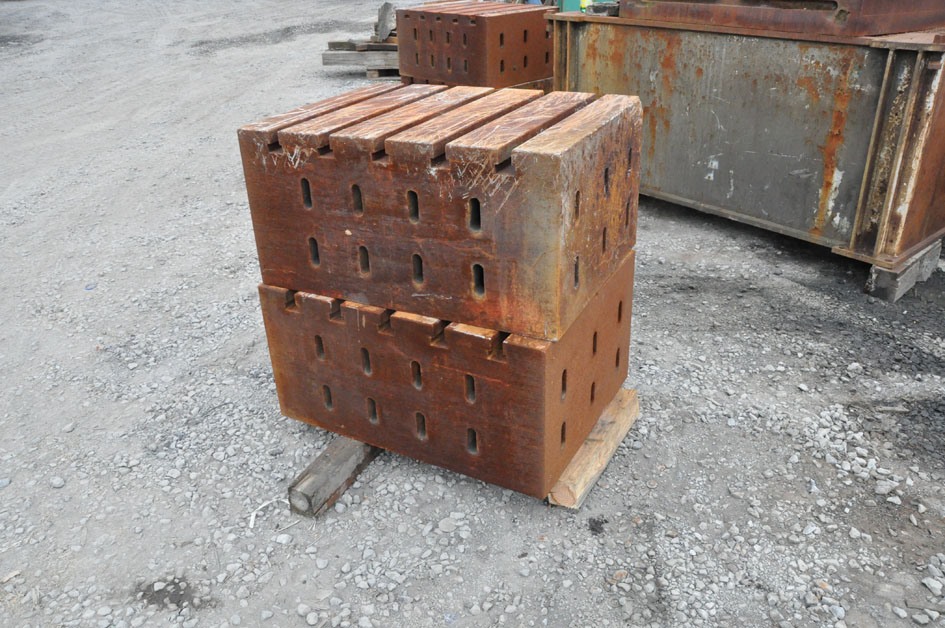 Clamping block, 1000 x 750 x 500 mm