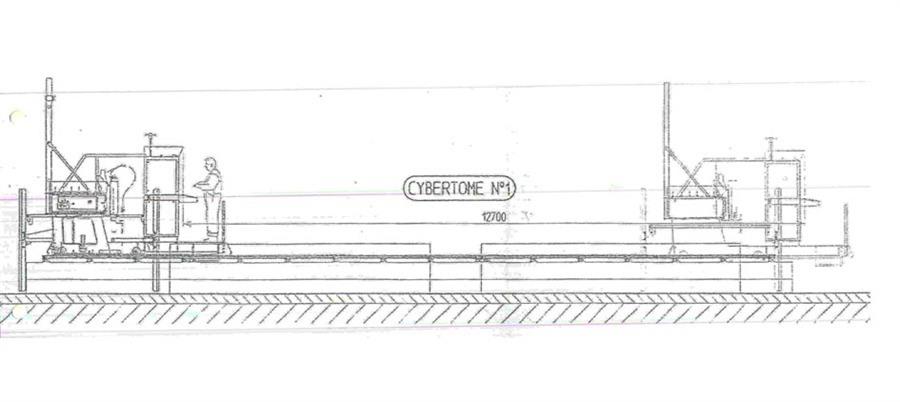 Safmatic Cybertome-E, Oxy 5200 mm