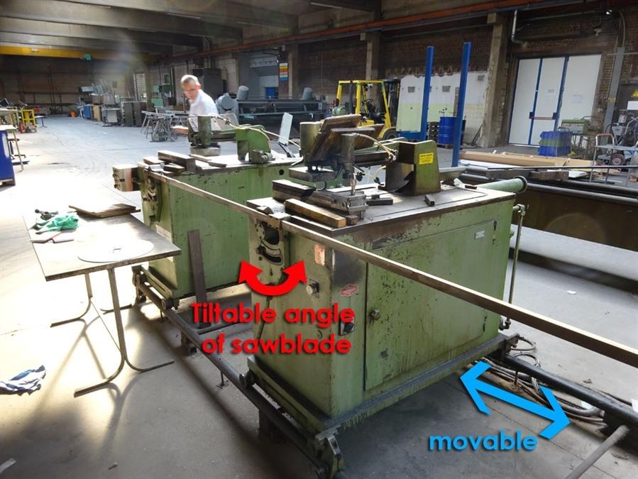 Eisele ZMS D, double door frame saw