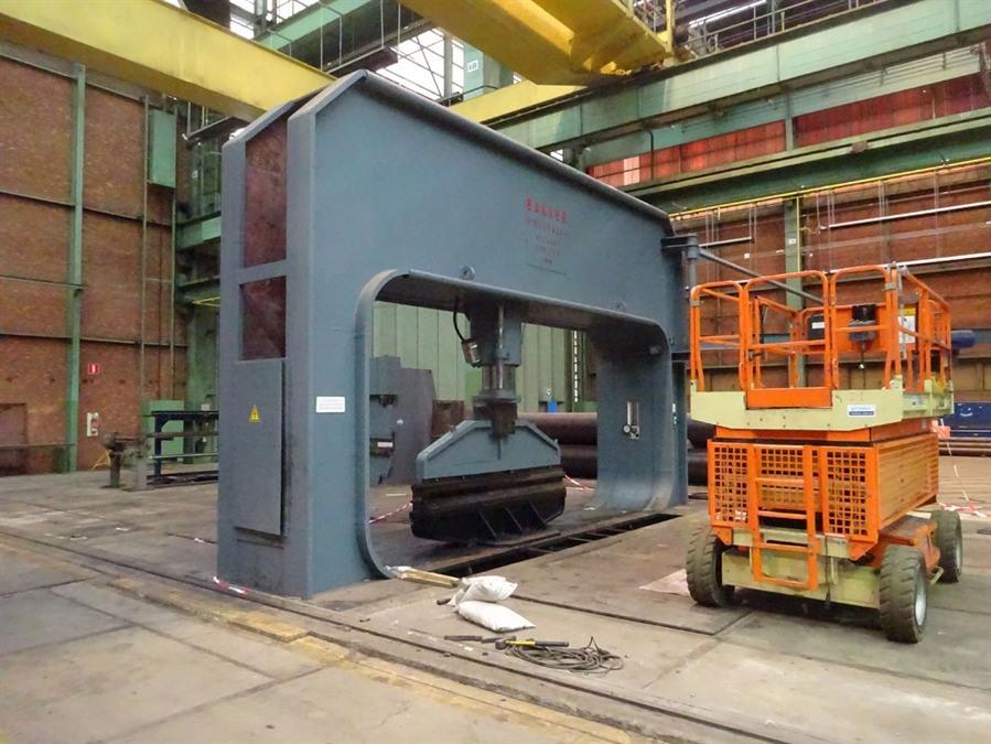 Bakker 500 ton, Dish end forming press