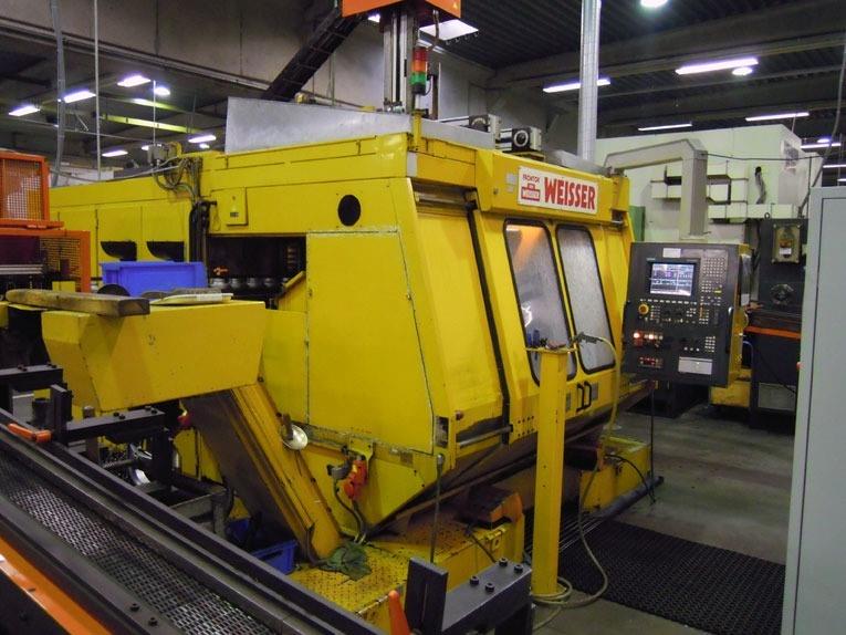 Weisser FR 23Q-2, Double spindle CNC Ø 355 x 430 mm