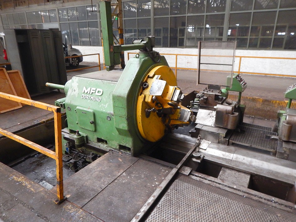 MFD, DRH II 110K train wheel lathe