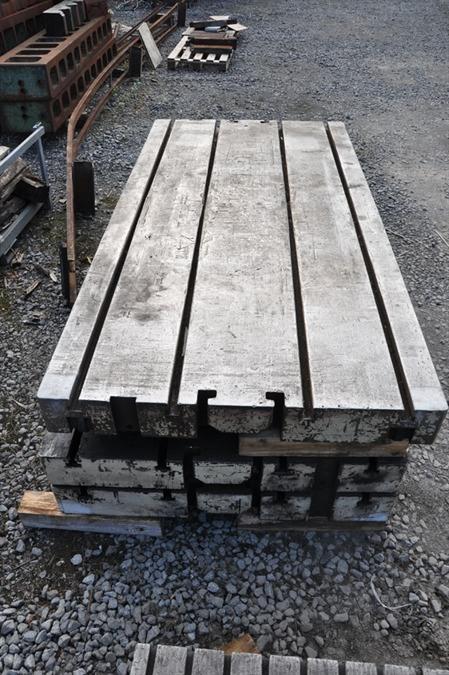 T-slot Table, 2500 x 1245 mm