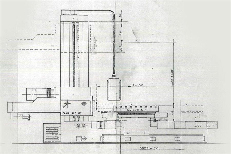 Pama ALB127, X: 2500 - Y: 1780 - Z: 1000mm CNC