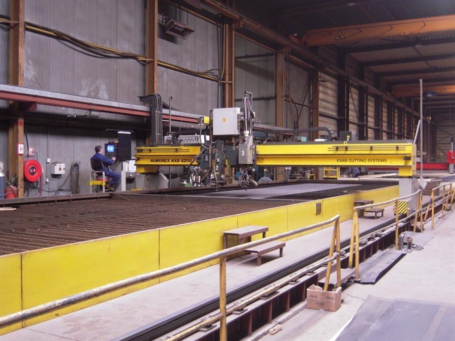 Esab Numorex NXB 8100, Plasma CNC + 5 axes beveling