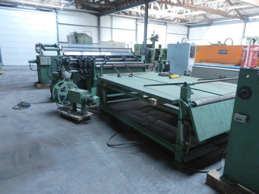 Gabella cut to length/slitting line, 1550 x 2 mm CNC