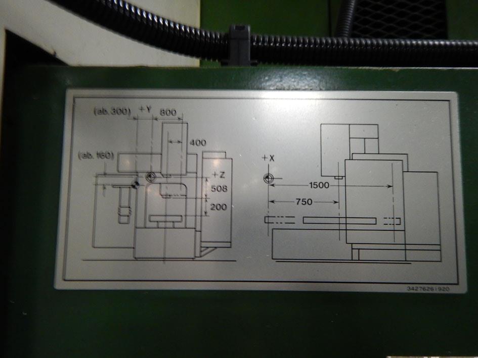 Mazak AJV-35/60, X: 1500 - Y: 800 - Z: 708 mm