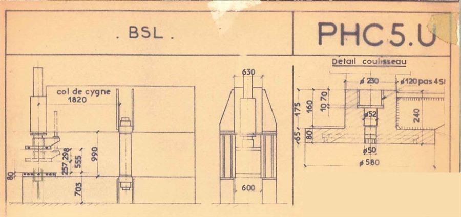 Bottompress PHC 5, 100 ton