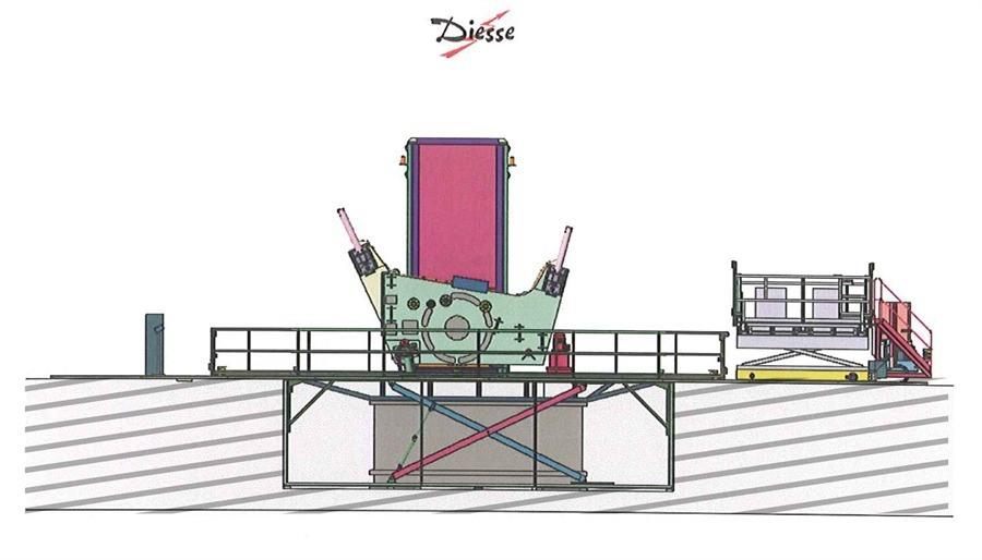 Diesse welding manipulator, 10 ton