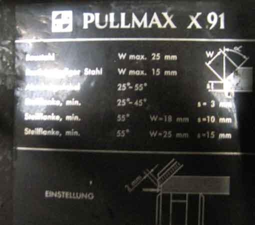 Pullmax, X 91