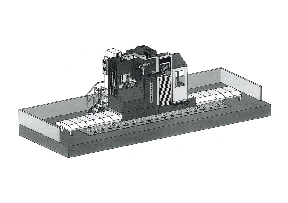 MTE FBF-S 6000, X: 6000 - Y: 1200 - Z: 1500 mm