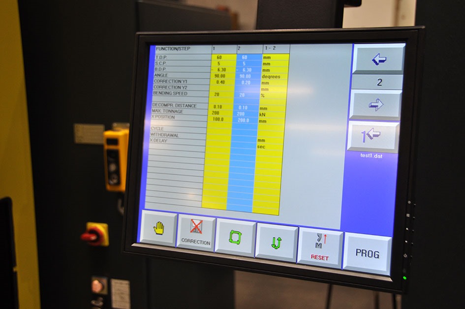 Safan E-brake SMK, 40 т x 2050 мм CNC