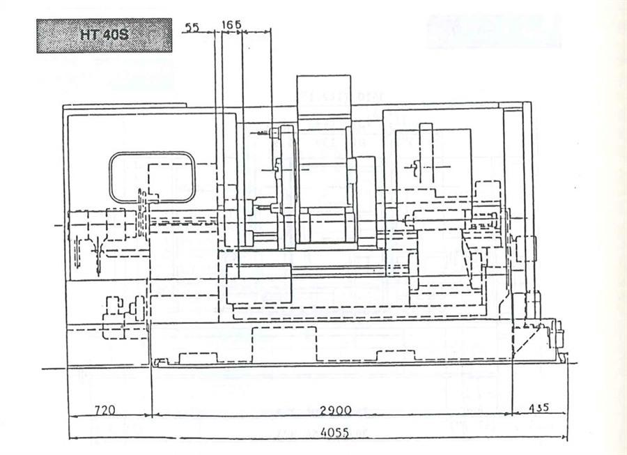 Hitachi Seiki Hitec 40S, Ø 1000 x 1270 mm CNC