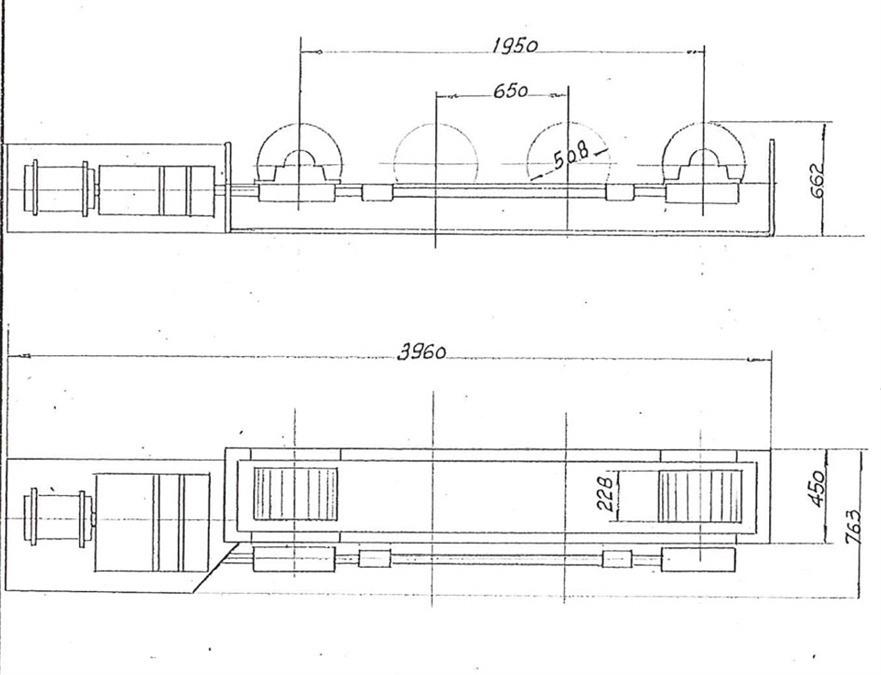 Saf turning gear, 40 ton