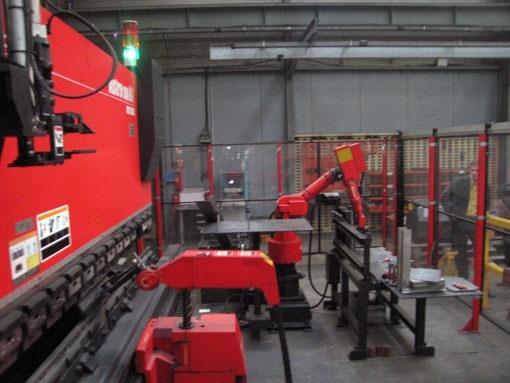 Amada, Astro 100T x 3220 CNC Robot bending Cell