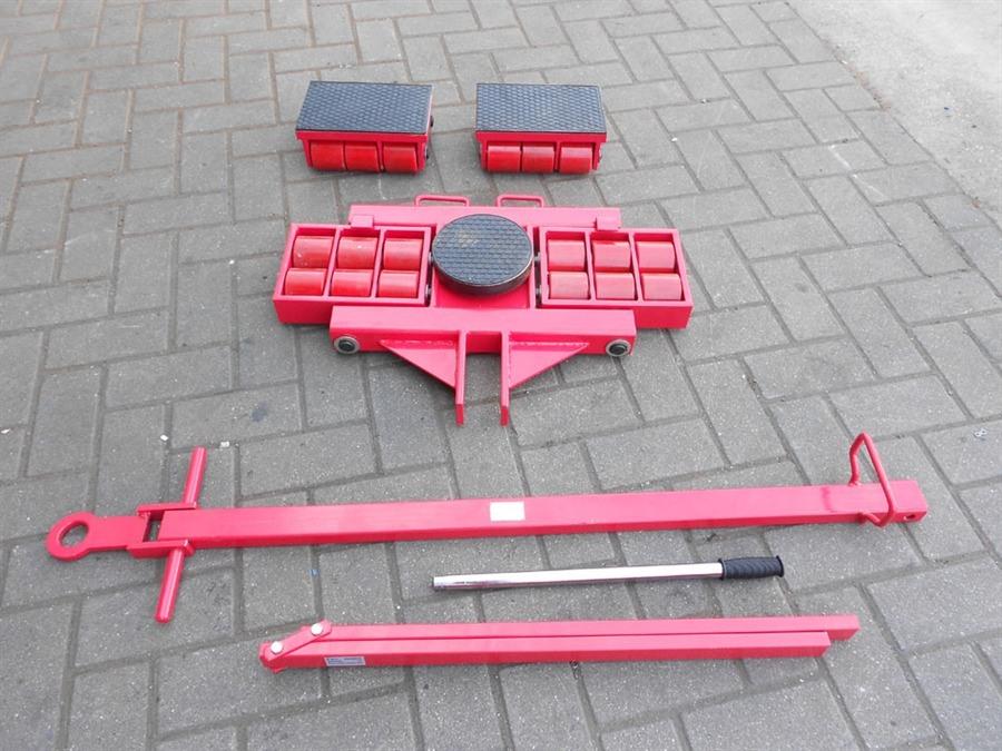 Trolley system, for moving machinery 24 ton