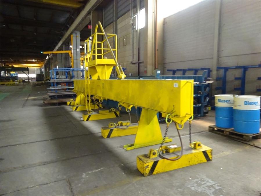 Demag magnetic plate hoist, 15 ton