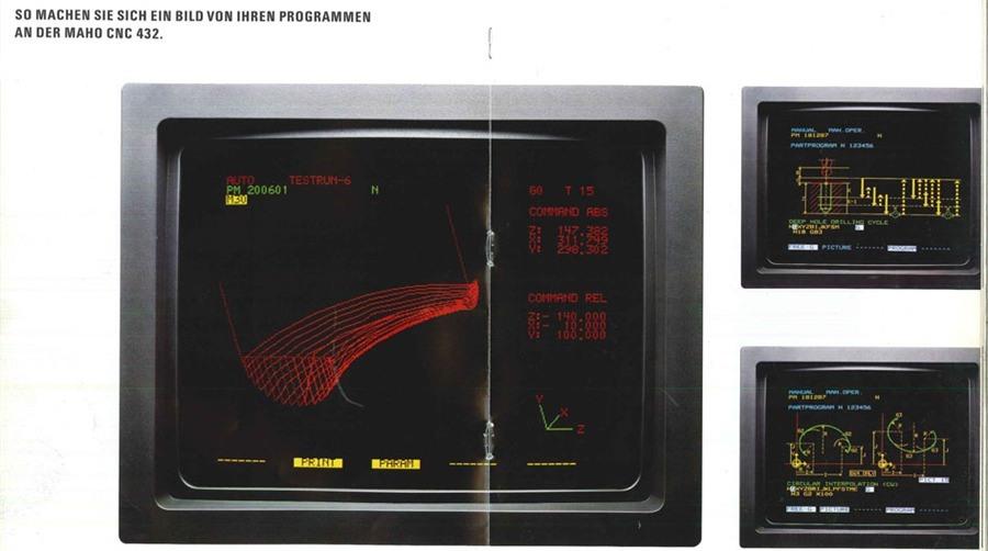 Maho MH 500C, X: 500 - Y: 400 - Z: 300mm CNC