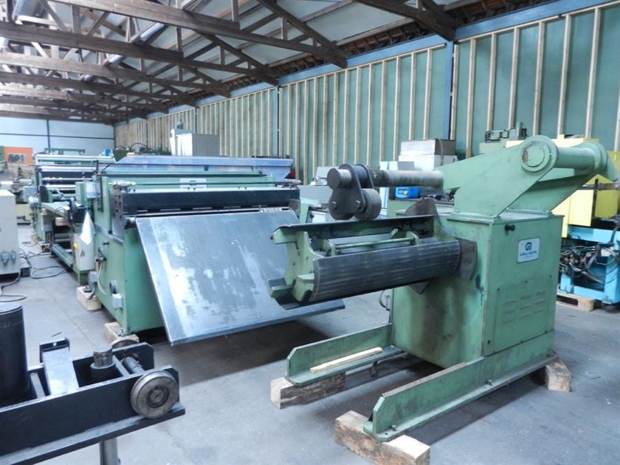 Gabella cut to length/slitting line, 1550 x 2 mm CNC