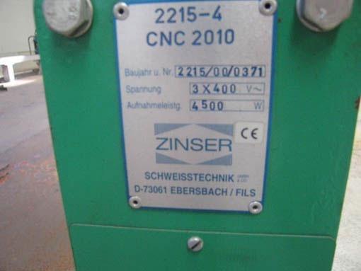 Zinser cnc, 2215-4