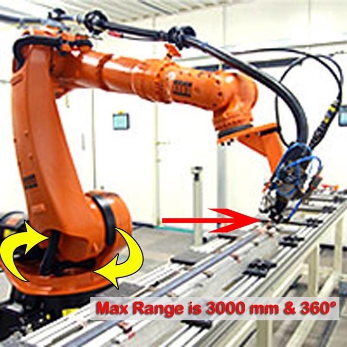 Trumpf - Kuka, YAG Laser beam welding - robot