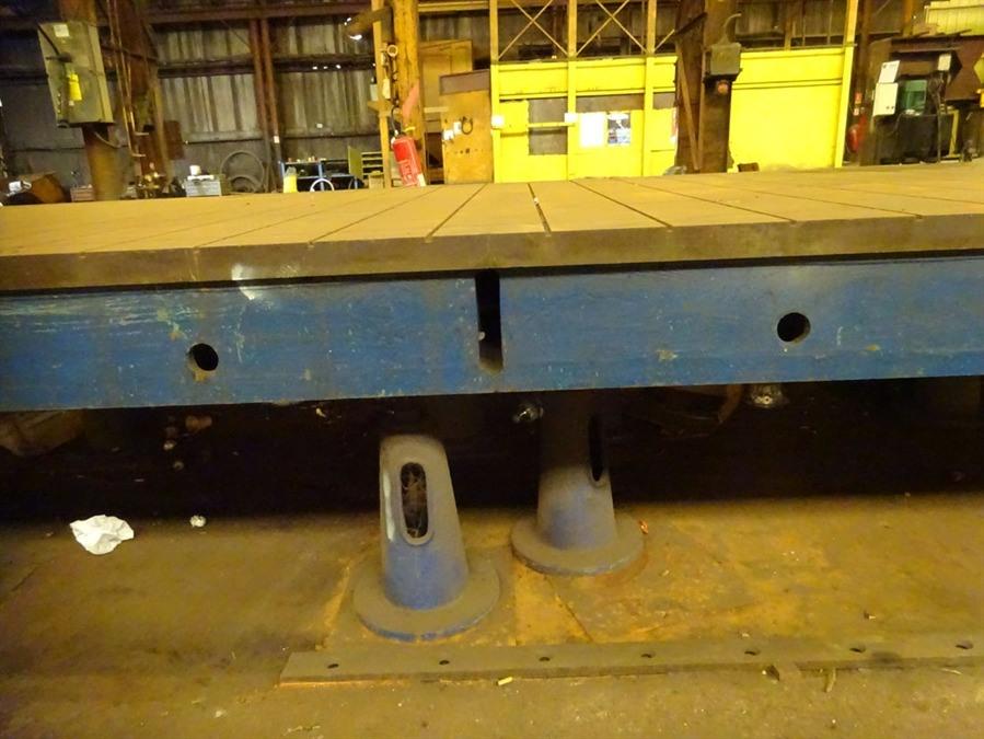 Welding table, 6000 x 2400 mm