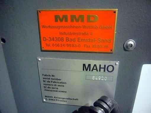 Maho, MH 600 E2 CNC X: 600 - Y: 450 - Z: 400 mm