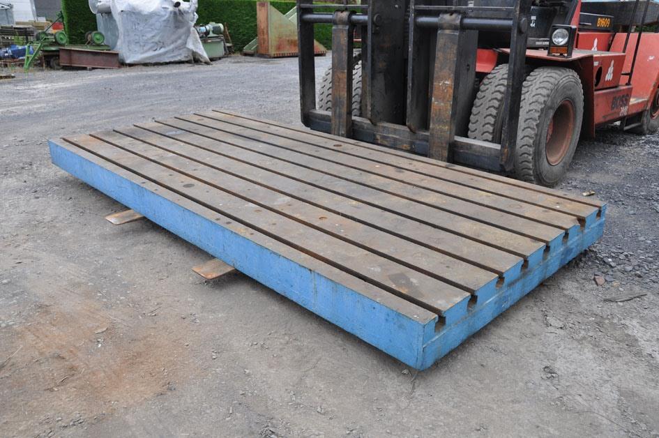 T-slot Table, 4490 x 1990 x 240 mm