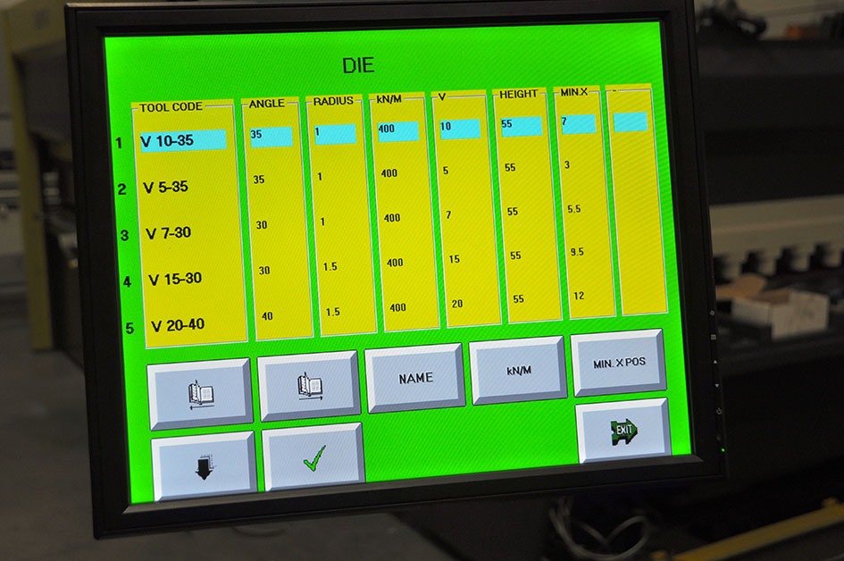 Safan E-brake SMK, 40 т x 2050 мм CNC